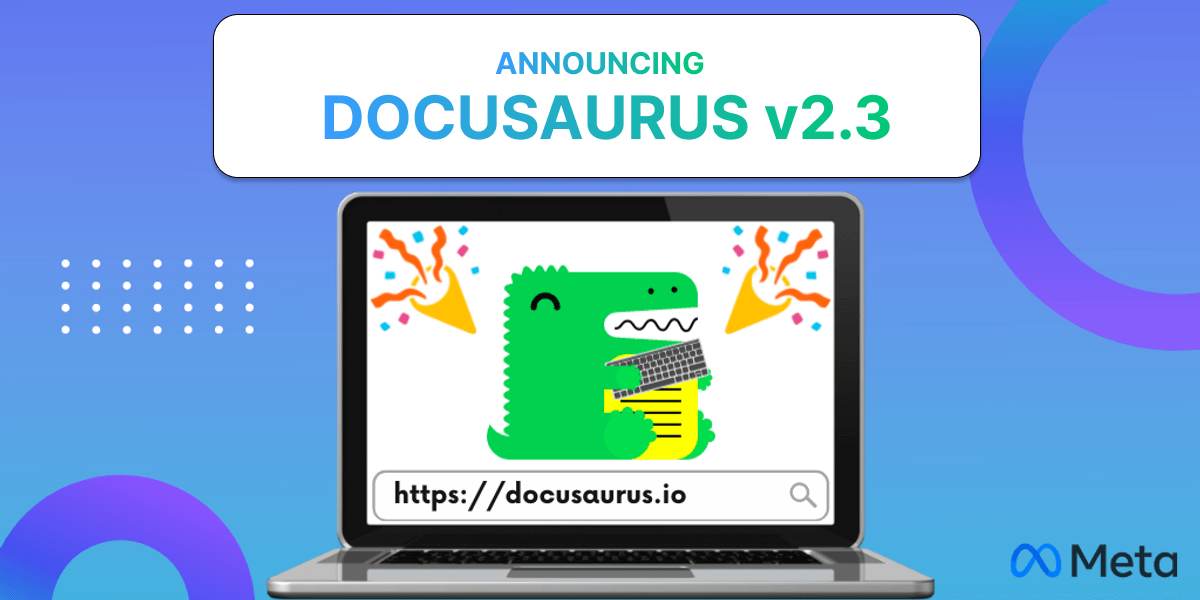 Docusaurus 2.2 social card