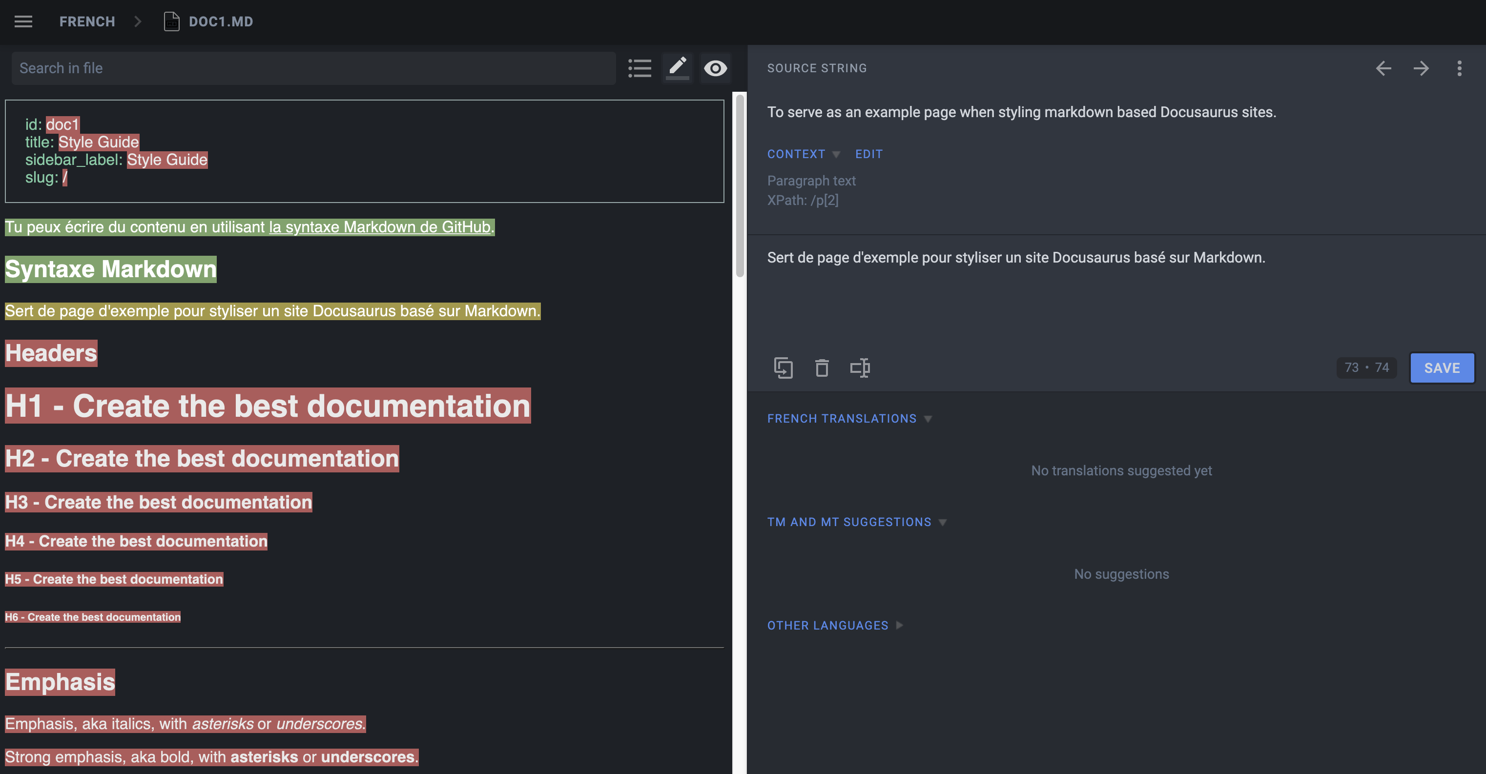 Crowdin UI 翻译 Markdown 文件